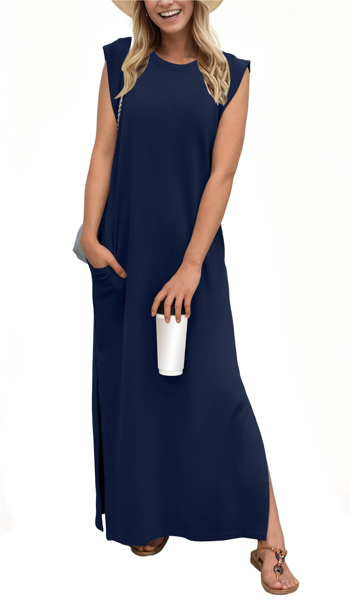 Valeria – Fließendes Damen-Maxikleid