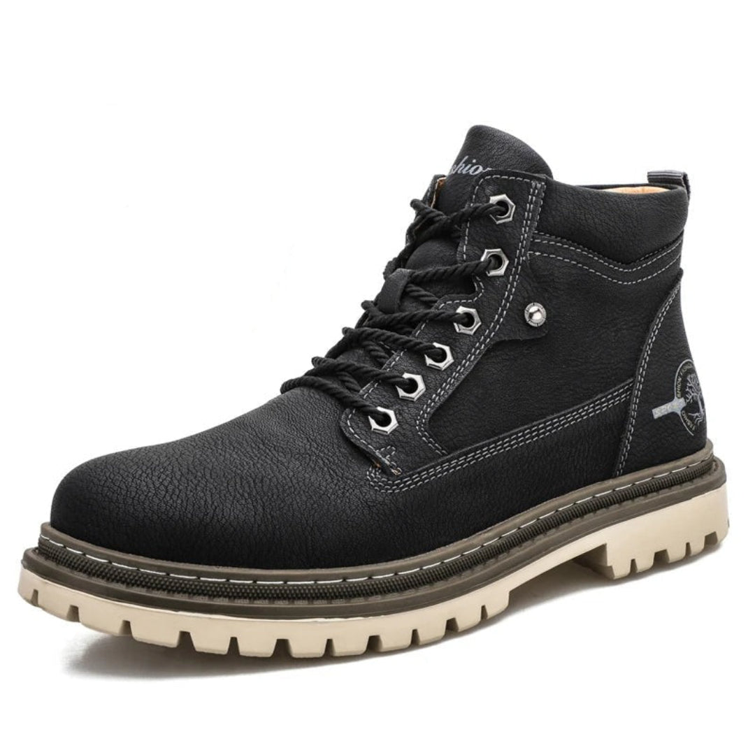 Robuste bequeme Herren Schnürstiefel