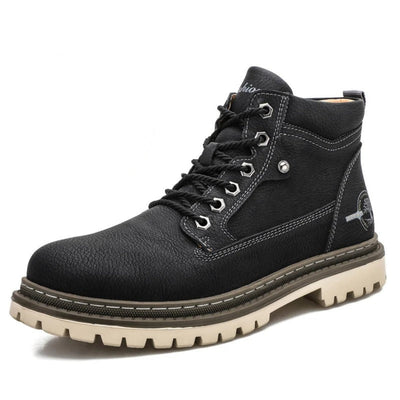 Robuste bequeme Herren Schnürstiefel