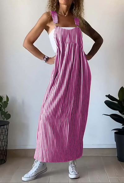 Rebecca® | Lässiges, gestreiftes Jumpsuit-Kleid