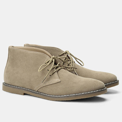 Petr - klassischer desert-stiefel für männer im vintage-stil