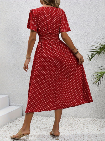 Gepunktetes Sommerkleid | Luftig & Feminin | Perfekt für sonnige Tage