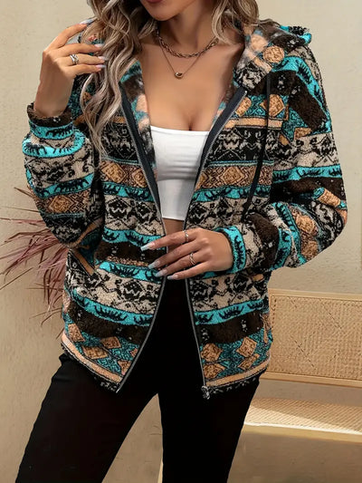 Ingrid | Stylische Farbblock-Hoodie