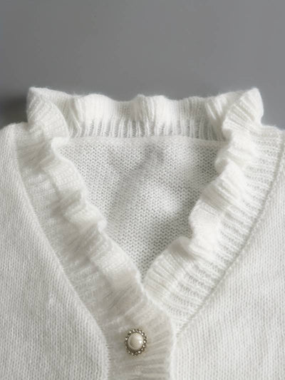 Fernanda® | Pullover mit ausgefallenen Knöpfen