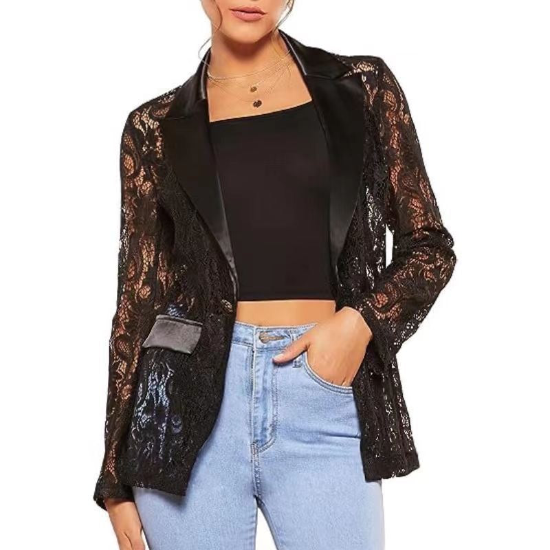 Eleganter Spitzen-Blazer | Edle Details & femininer Schnitt | Stilvoll & modern