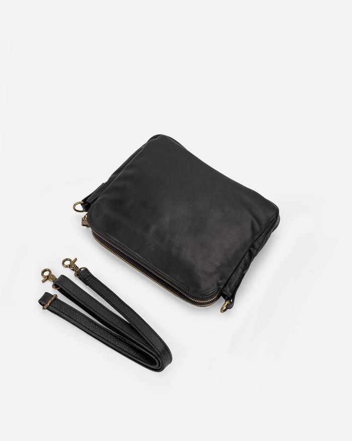 Schultertasche aus weichem Kunstleder | Kompakt & Vielseitig | Zeitlose Eleganz