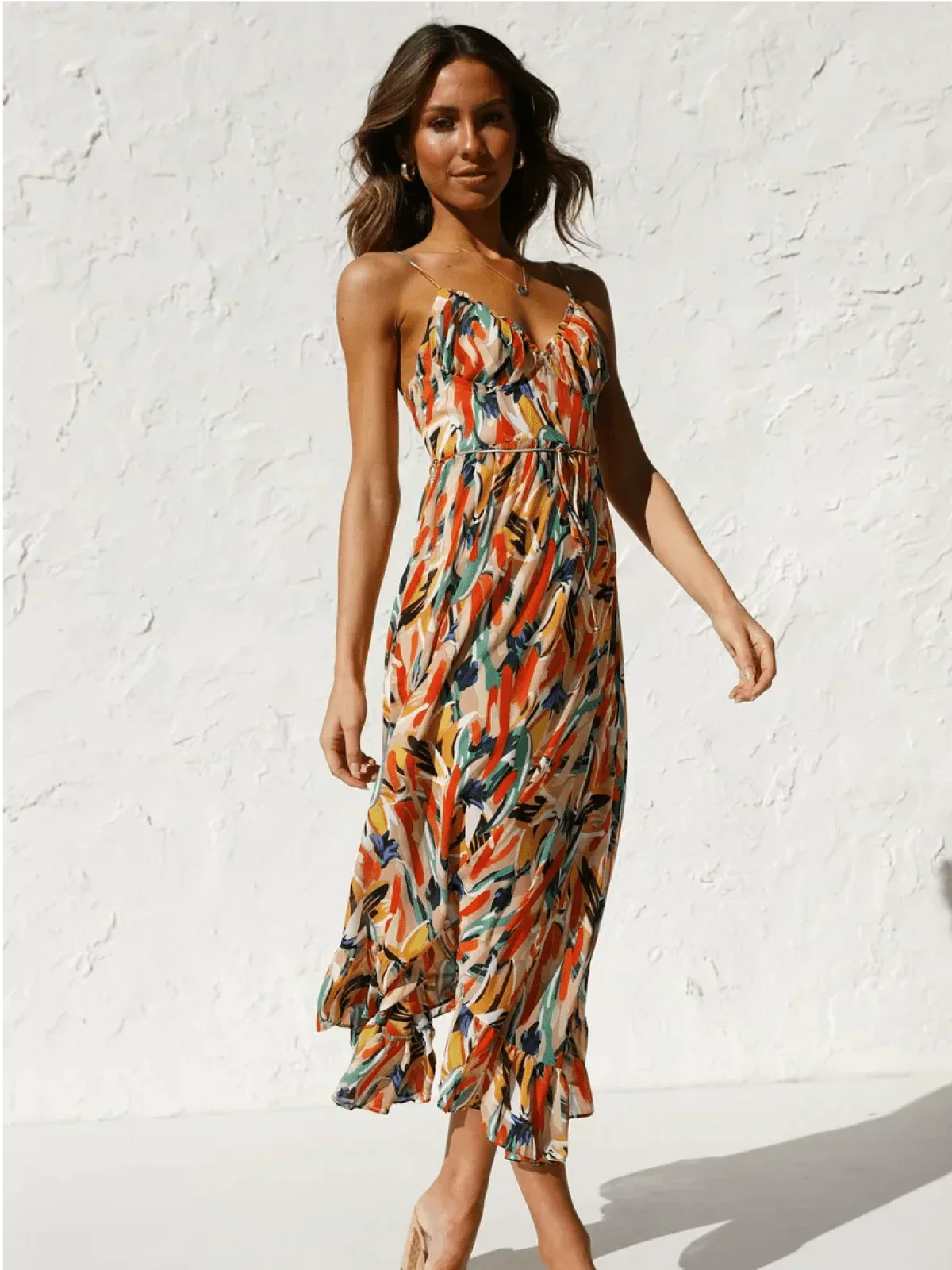Mia® | Robe Midi A Chiffon Premium