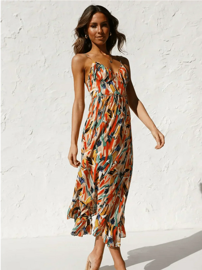 Mia® | Robe Midi A Chiffon Premium