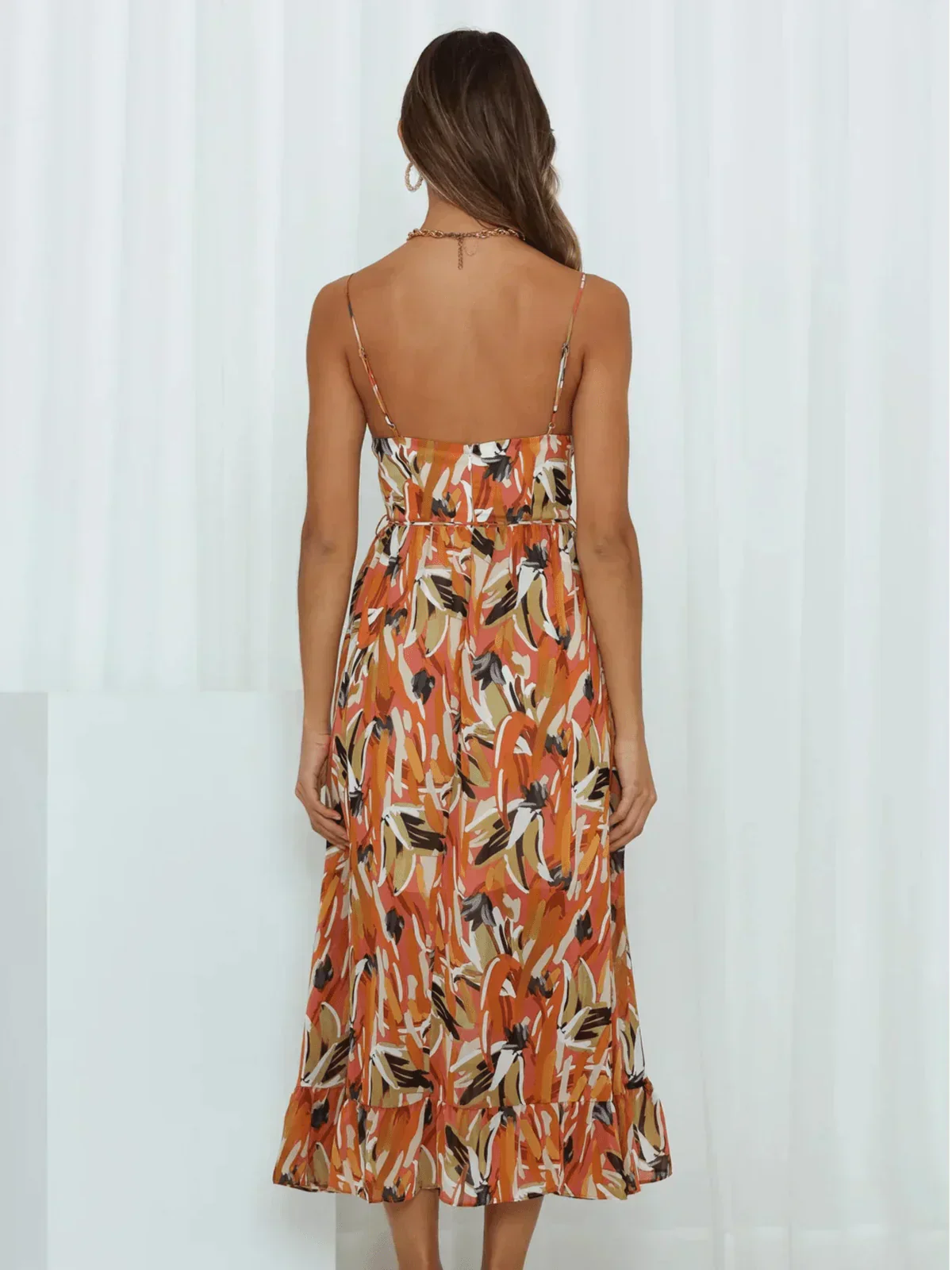 Mia® | Robe Midi A Chiffon Premium