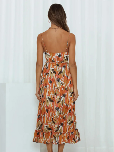 Mia® | Robe Midi A Chiffon Premium