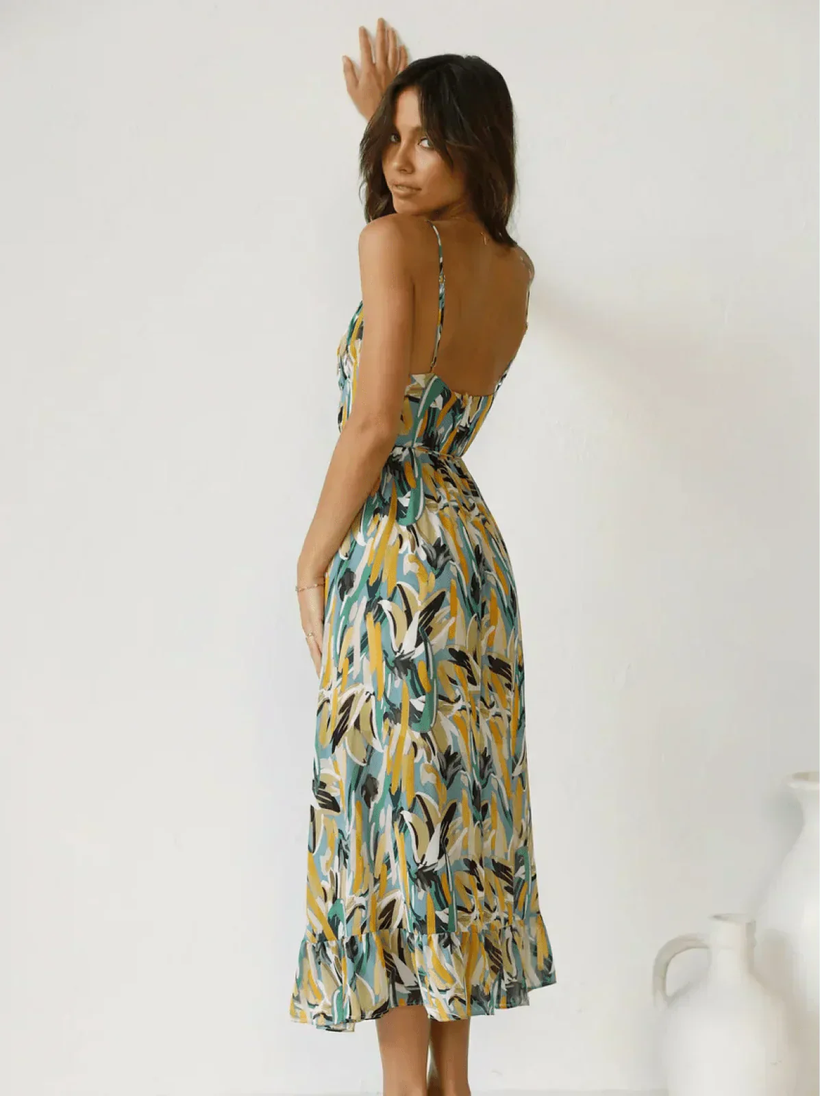 Mia® | Robe Midi A Chiffon Premium