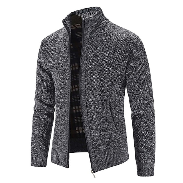 Ralph polo - stylischer zipper strickpullover für herren (italienisches design)