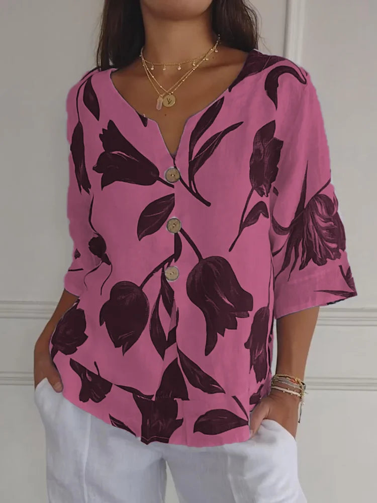 Anouk® | Damen-Shirt mit V-Ausschnitt