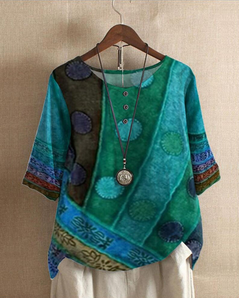 Vicky® | Vintage Boho Bluse