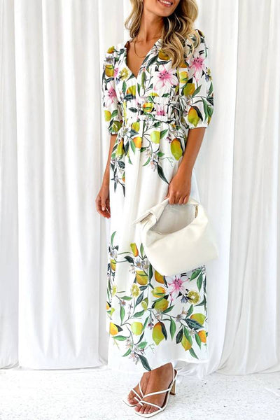 Sarah® | Limoncello-Maxikleid