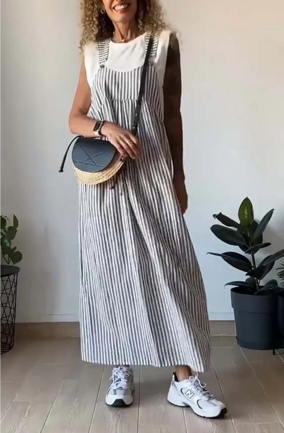 Rebecca® | Lässiges, gestreiftes Jumpsuit-Kleid