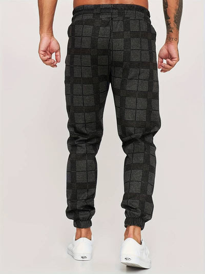 Hose Herren | Jogginghose Mit Karomuster