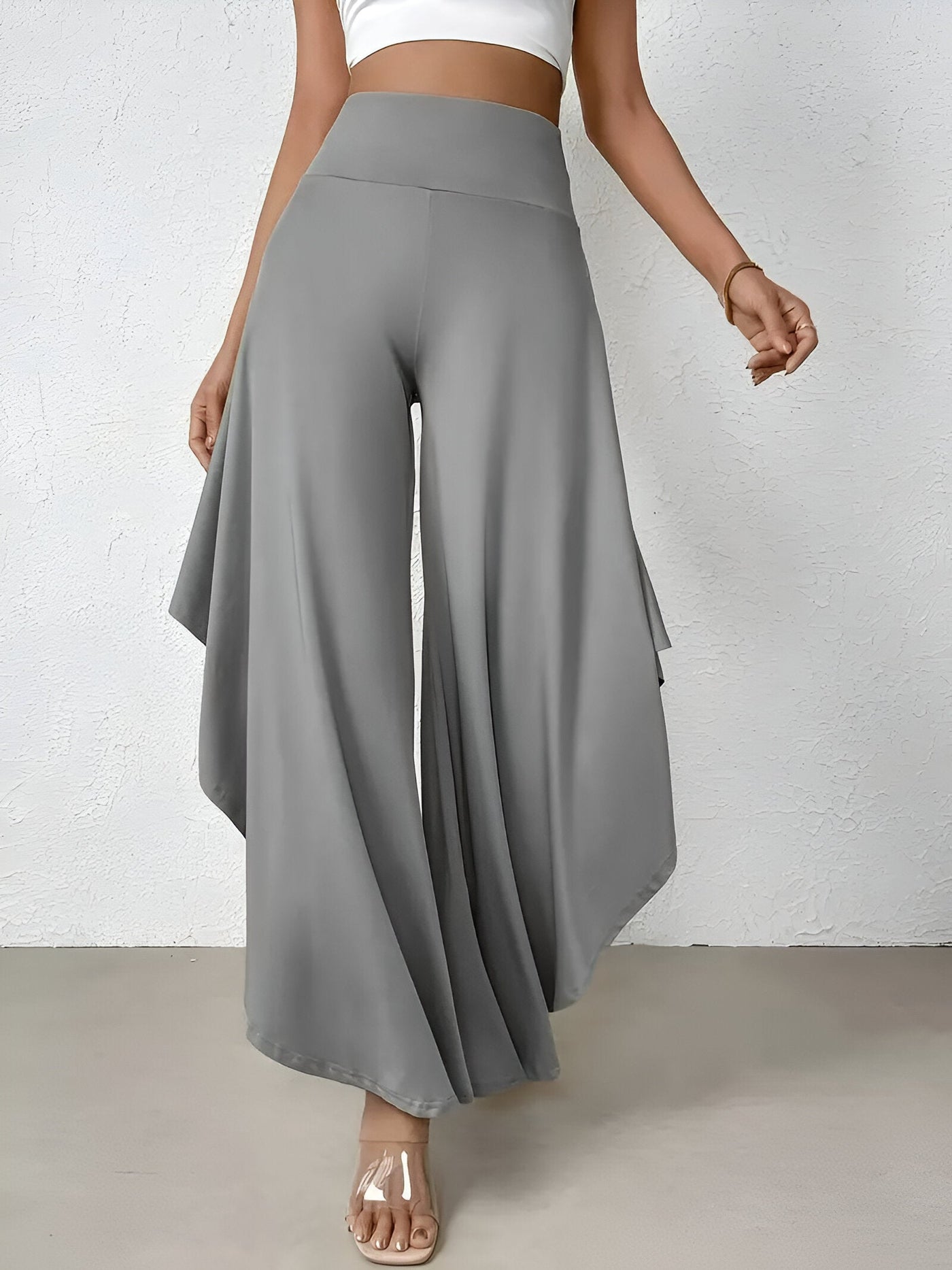 Paula | Asymmetrische Hose mit weitem Schnitt