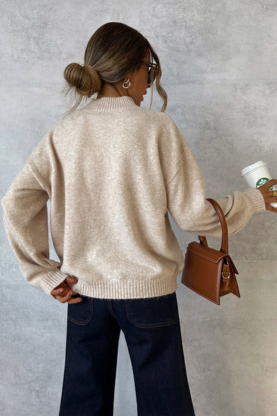 Chelsea® | Superweicher Jersey-Pullover in Beige