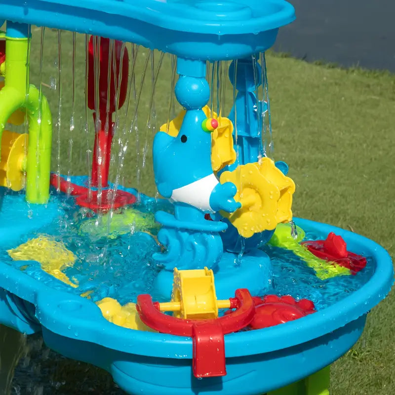 Playshore – Sand- und Wasser-Spielplatte mit 3 Schichten