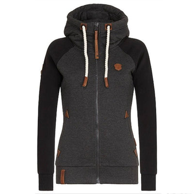 Jacke mit Raglanärmeln und Kapuze für Damen