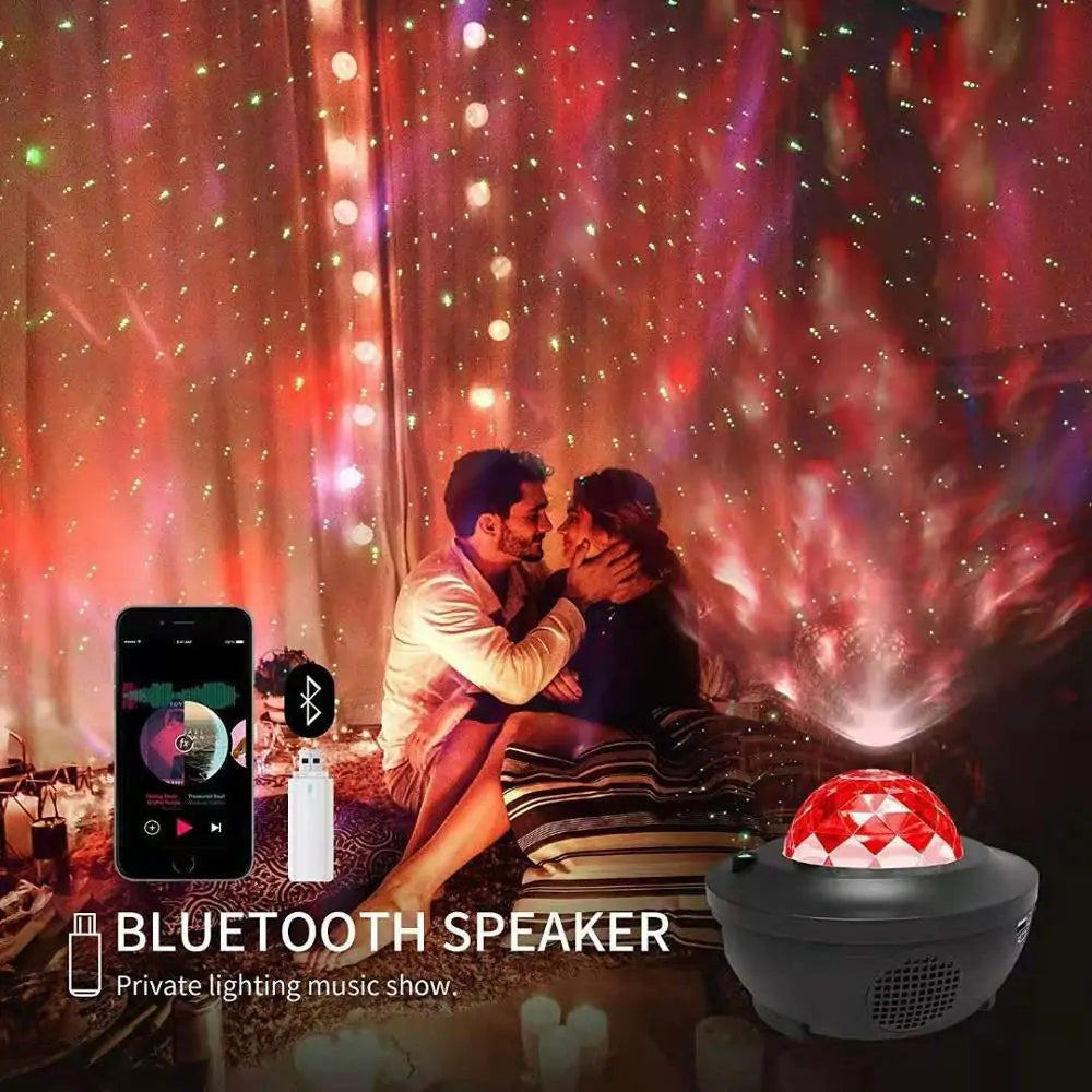 Galaxy-LED-Lautsprecher-Projektor-Licht