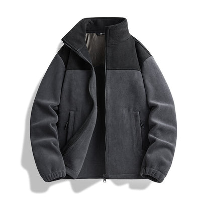 Übergroße Jacke mit Reißverschluss für Herren