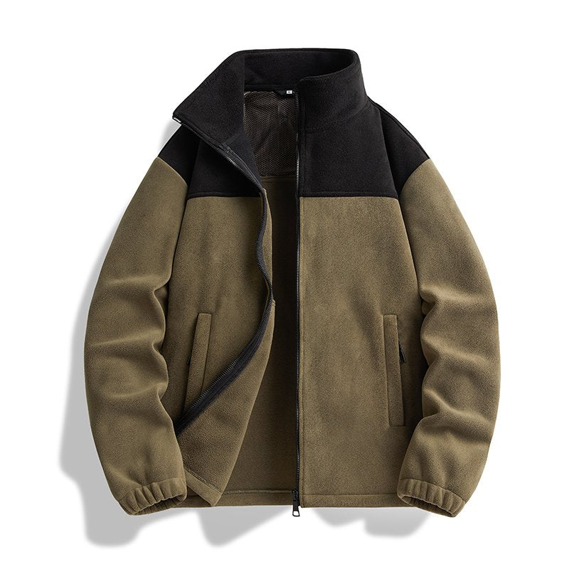 Übergroße Jacke mit Reißverschluss für Herren