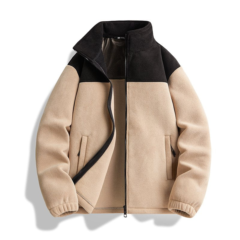 Übergroße Jacke mit Reißverschluss für Herren