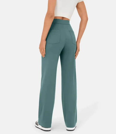 Shaira – Damen Elastische High-Waist-Hose