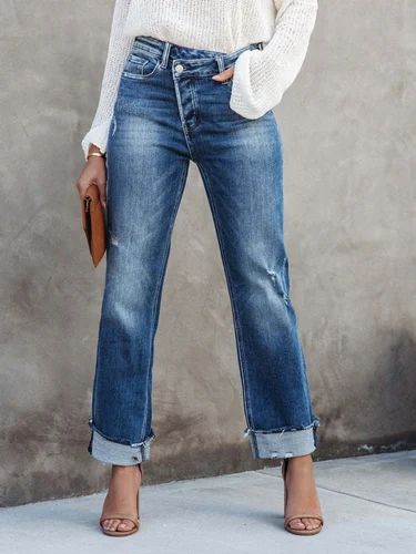 Sonja® | Stylische Crossover-Jeans mit hohem Bund