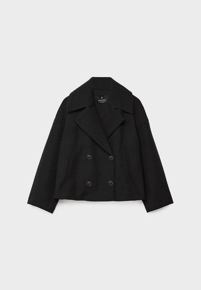 Eleganter Damen Zweireihiger Kurzmantel
