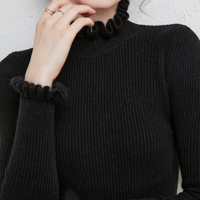 Frieda | Komfortabler Damen-Kaschmir-Rollkragenpullover