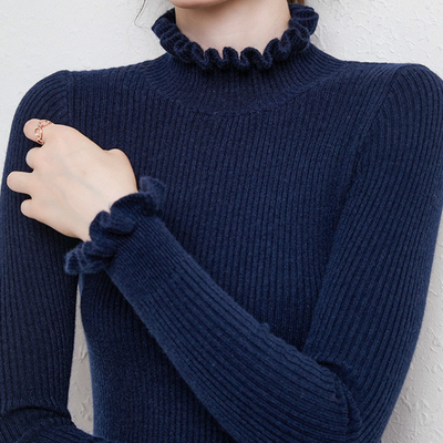 Frieda | Komfortabler Damen-Kaschmir-Rollkragenpullover