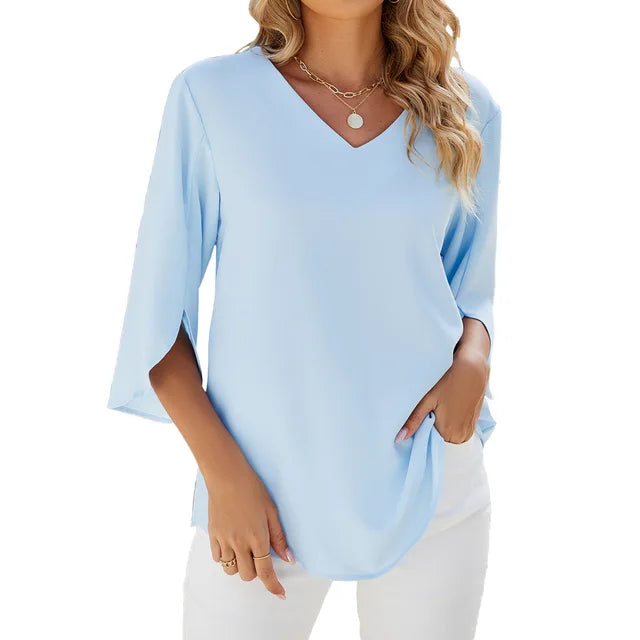 Vashti® | Elegante Bluse mit V-Ausschnitt