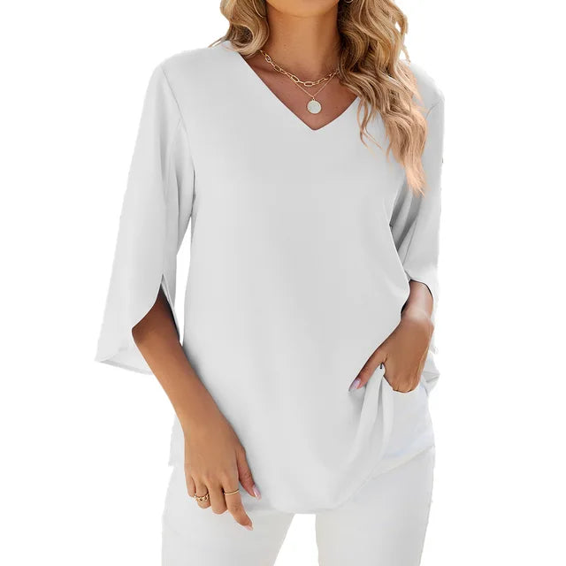 Vashti® | Elegante Bluse mit V-Ausschnitt