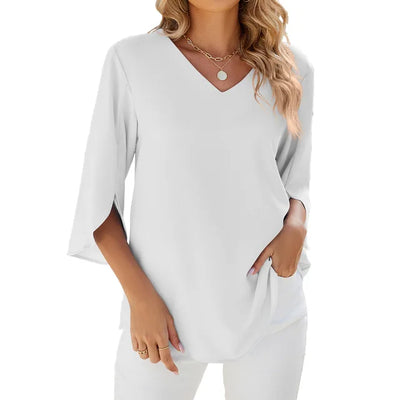 Vashti® | Elegante Bluse mit V-Ausschnitt