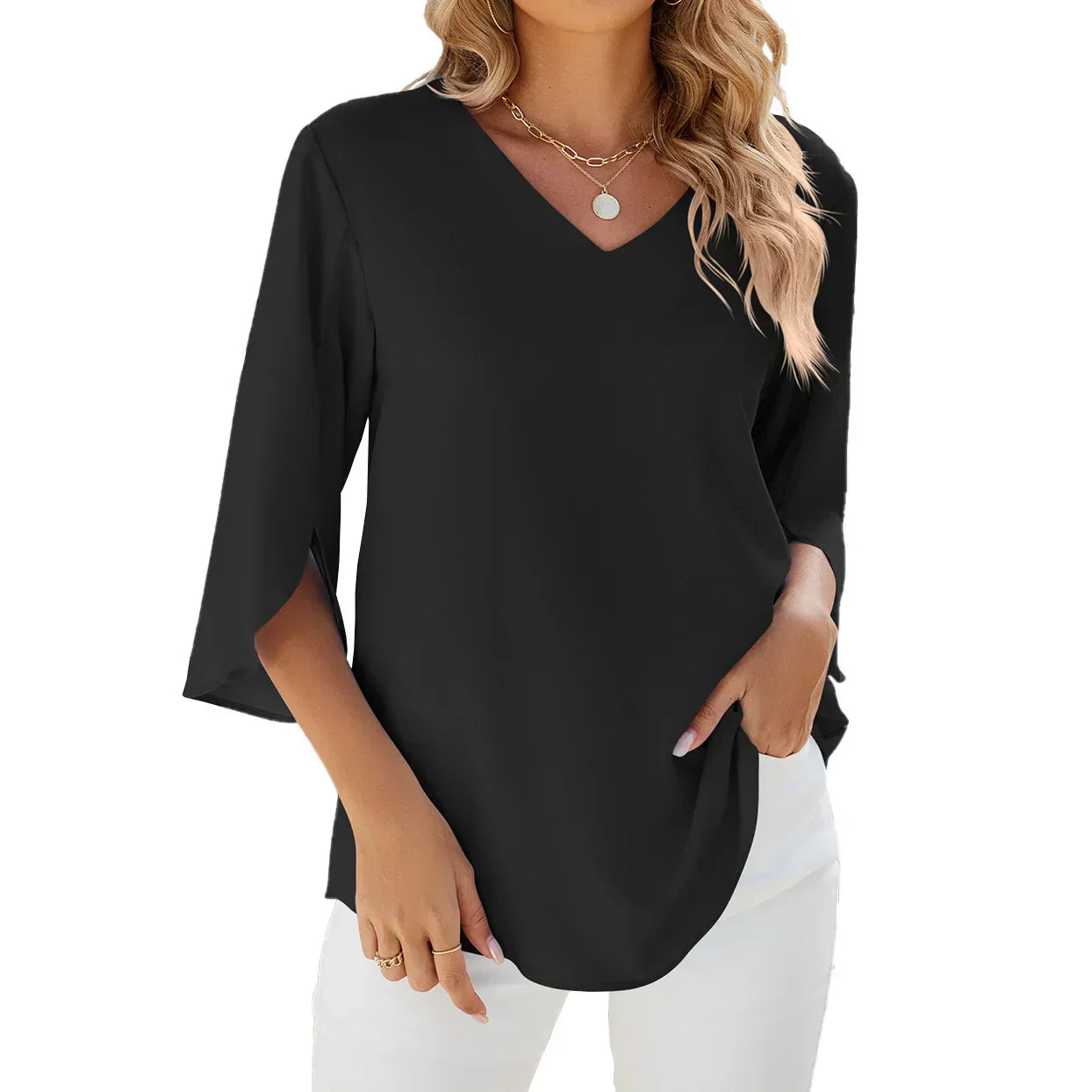 Vashti® | Elegante Bluse mit V-Ausschnitt