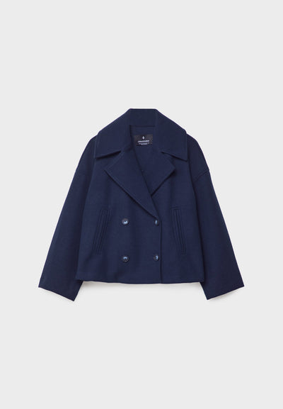 Eleganter Damen Zweireihiger Kurzmantel