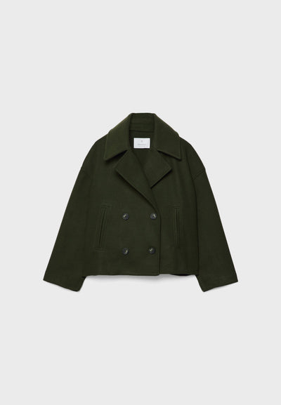 Eleganter Damen Zweireihiger Kurzmantel