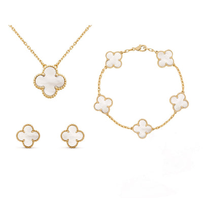 Kim | Luxuriöses Clover Schmuckset für Damen