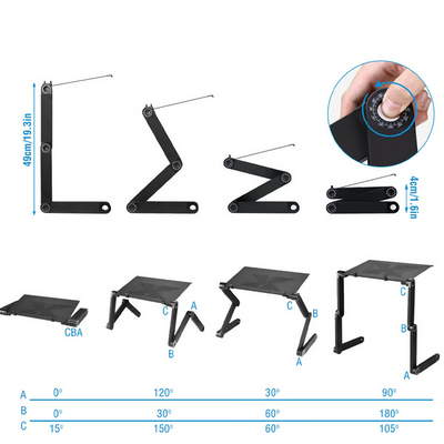 FlexStand Pro – 360° verstellbares Laptopständer