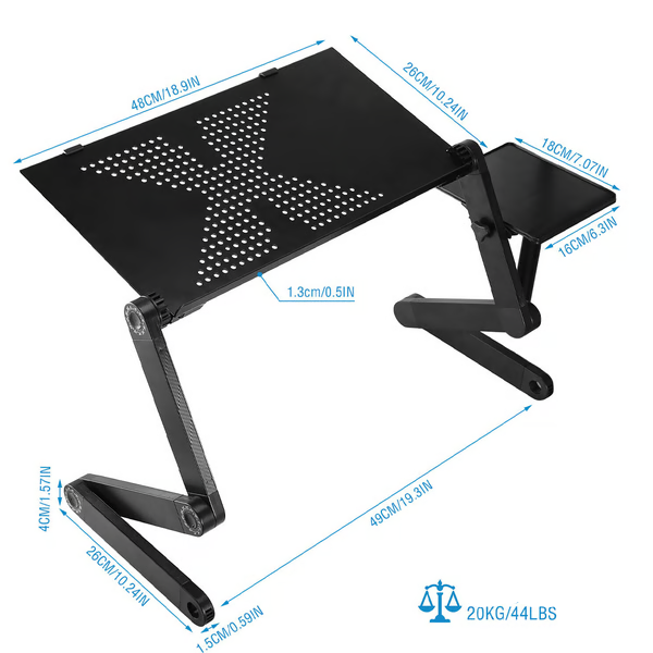 FlexStand Pro – 360° verstellbares Laptopständer