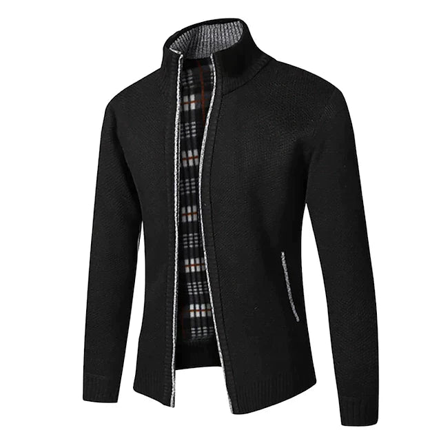 Ralph polo - stylischer zipper strickpullover für herren (italienisches design)