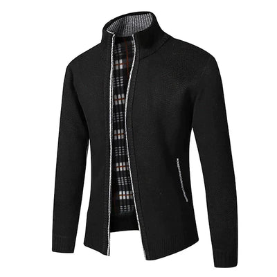 Ralph polo - stylischer zipper strickpullover für herren (italienisches design)