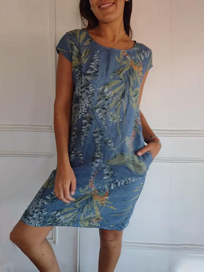 Thekla - Cozy Rundhals-Kleid Damen