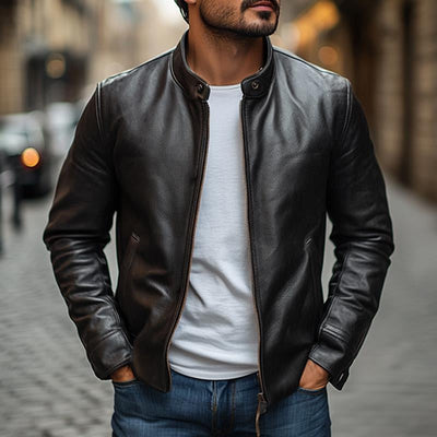 Elegante Jacke mit Kragen für Herren