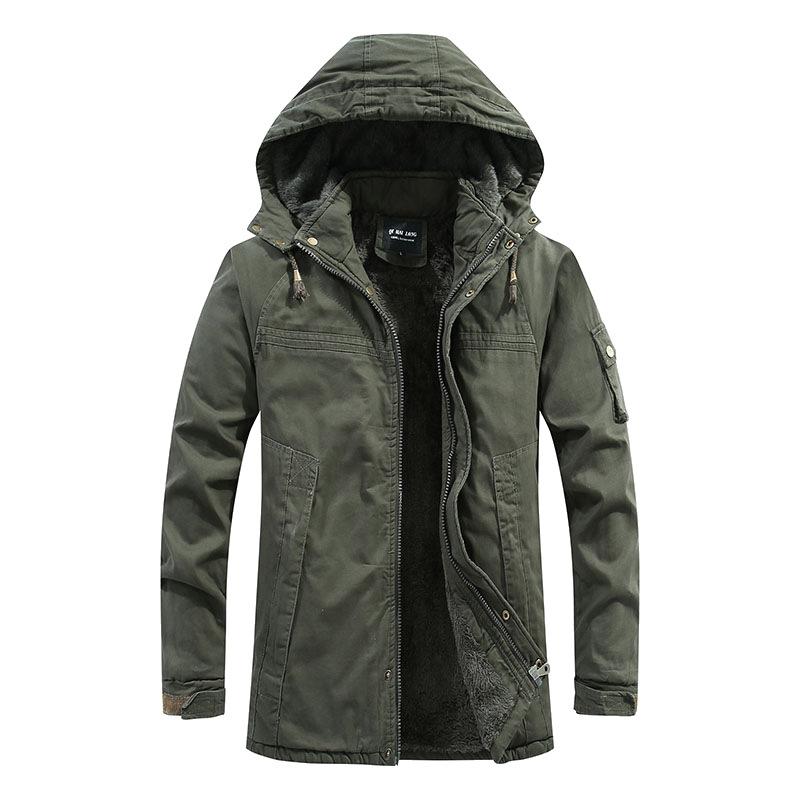 Gepolsterte Jacke mit mehreren Taschen für Herren
