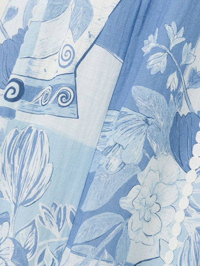 Spring® | Langes Kleid mit einfacher Krawatte im Rücken