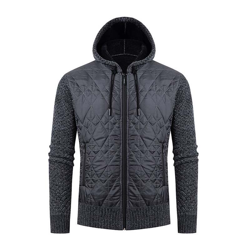 Herren-Kapuzenjacke mit Reißverschluss